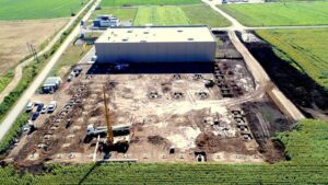 Șantier hală de producție și depozitare CTP Turda