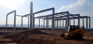 Șantier hală de producție și depozitare CTP Turda