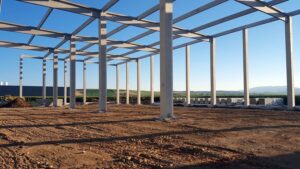 Șantier hală de producție și depozitare CTP Turda