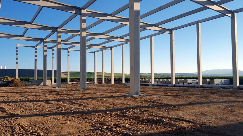 Șantier hală de producție și depozitare CTP Turda