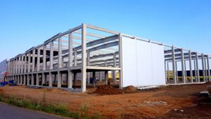 Șantier hală de producție și depozitare CTP Turda