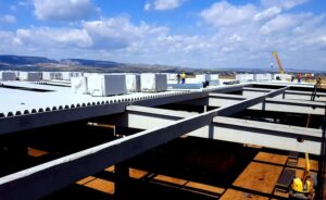 Șantier hală de producție și depozitare CTP Turda