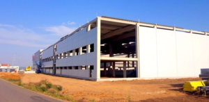 Șantier hală de producție și depozitare CTP Turda