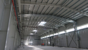 Hală de producție materiale termoplastice Tecnostamp Triulzi East Europe