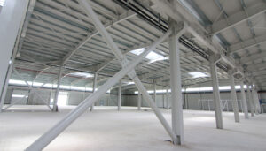 Hală de producție materiale termoplastice Tecnostamp Triulzi East Europe