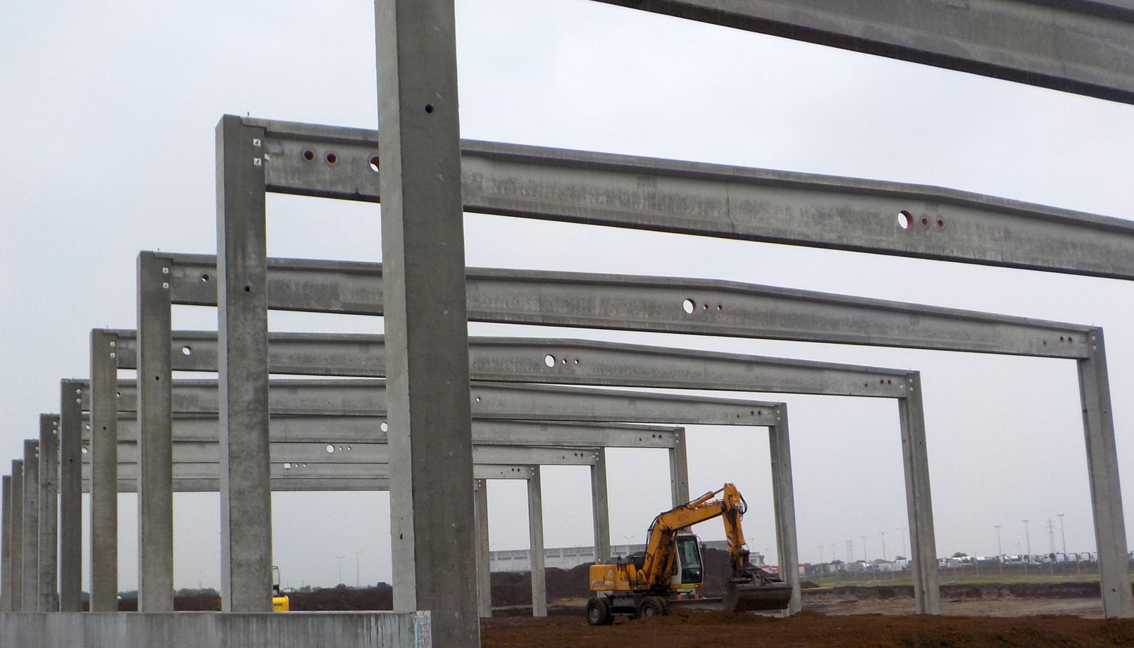 Șantier Centrul Logistic Dachser Arad