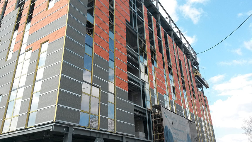 Santier cladirea GFK Iasi