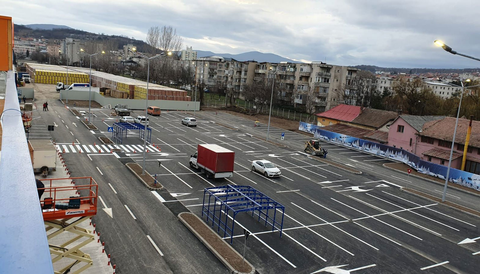 Parcare magazin construcții Dedeman Zalău