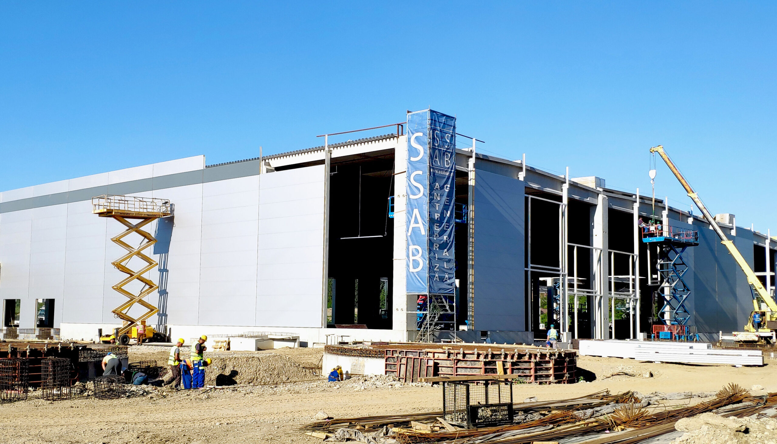 Șantier centru logistic Dedeman Bacău