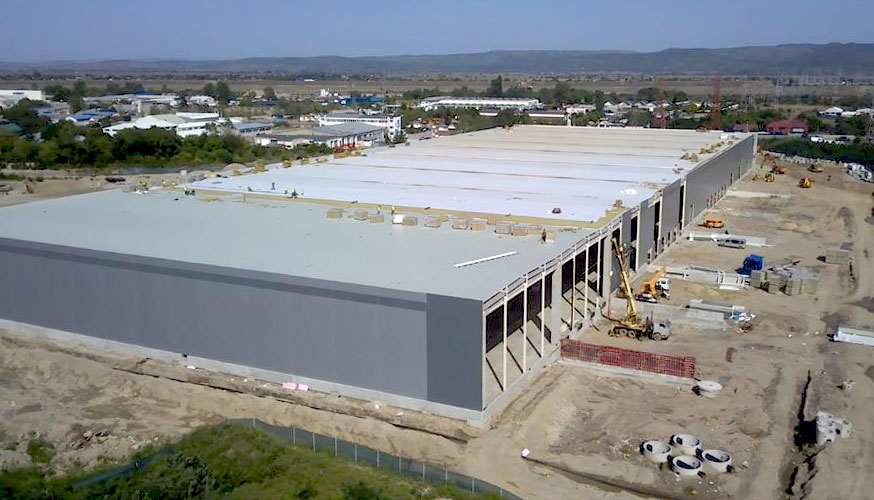 Șantier centru logistic Dedeman Bacău