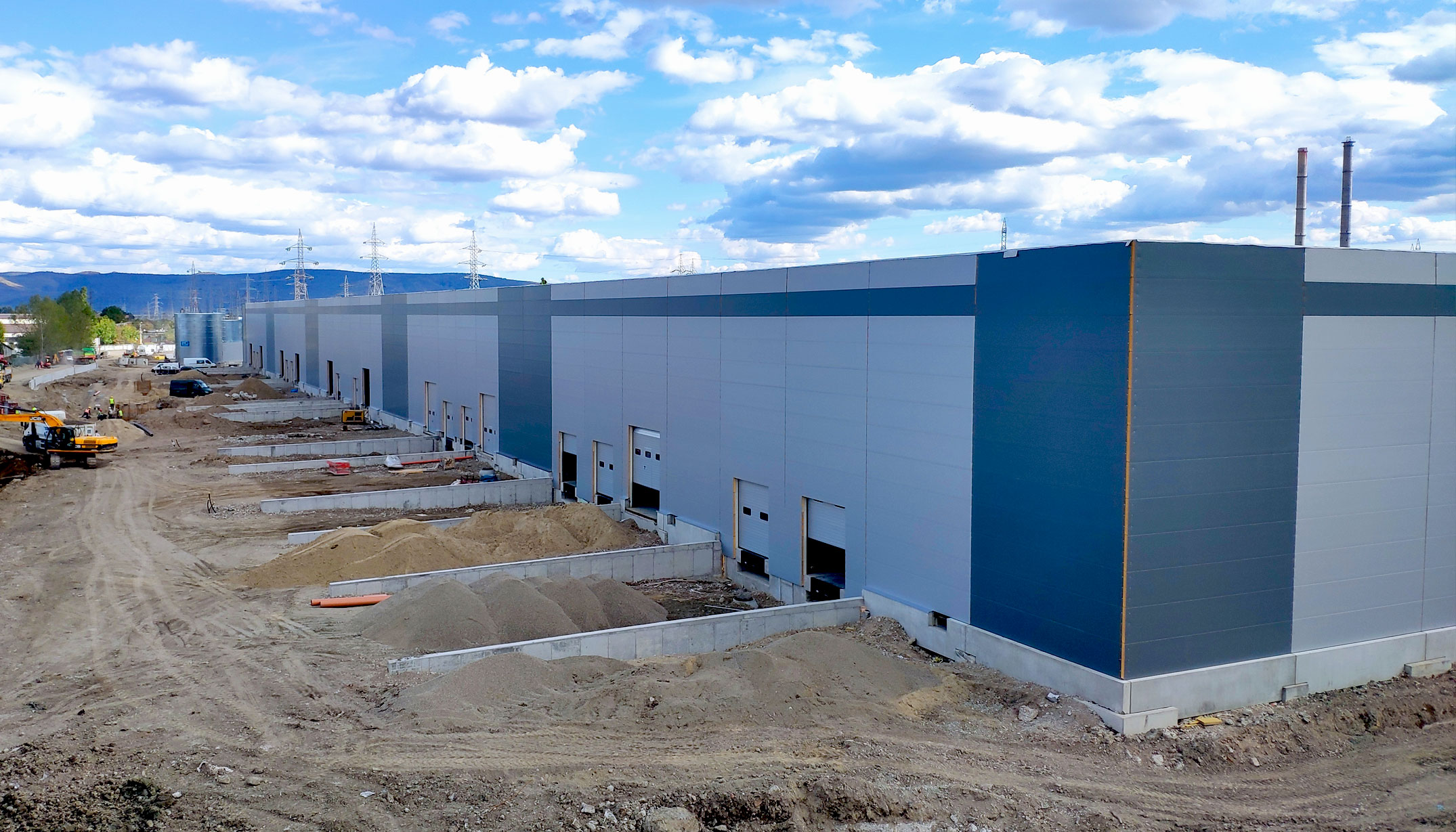 Șantier centru logistic Dedeman Bacău